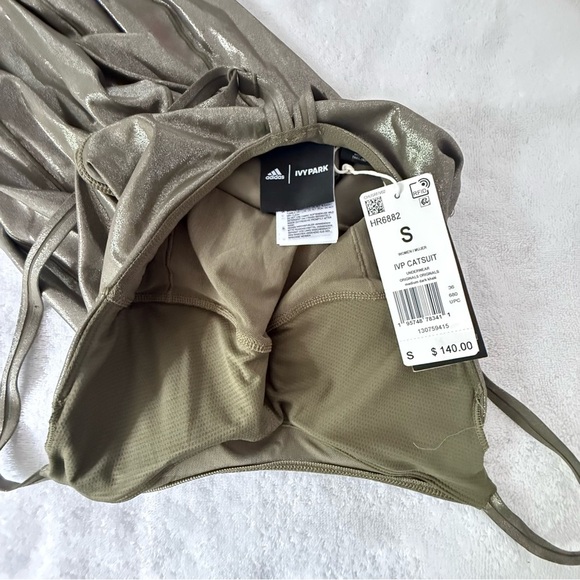 adidas x IVY PARK Green‎ Low Back Jumpsuit Size S - Picture 11 of 13